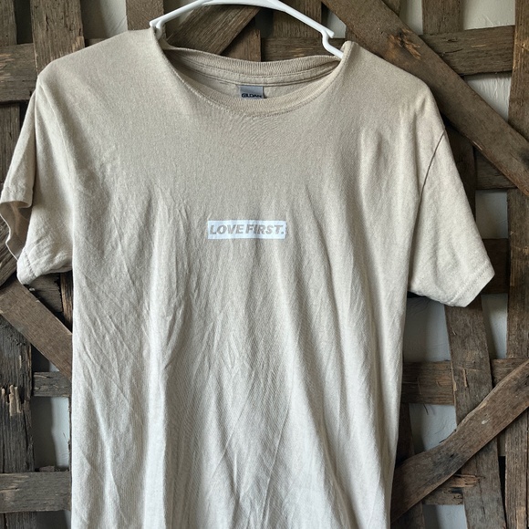 HeWouldLoveFirst Tops - He Would Love First Tan T-Shirt